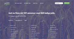 Desktop Screenshot of gronajobb.se